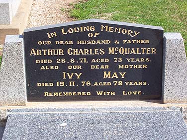 ARTHUR CHARLES McQUALTER