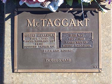 ROBERT ALEXANDER McTAGGART