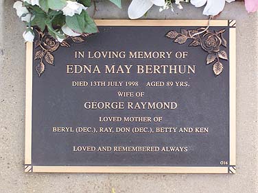 EDNA MAY BERTHUN