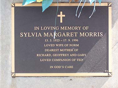 SYLVIA MARGARET MORRIS