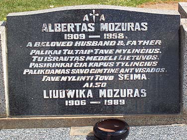 ALBERT MOZURAS