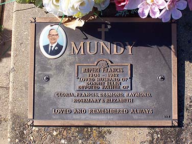 RUPERT FRANCIS MUNDY