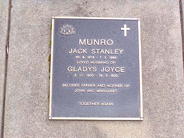 GLADYS JOYCE MUNRO