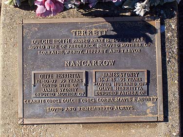 JAMES SYDNEY ARTHUR NANCARROW