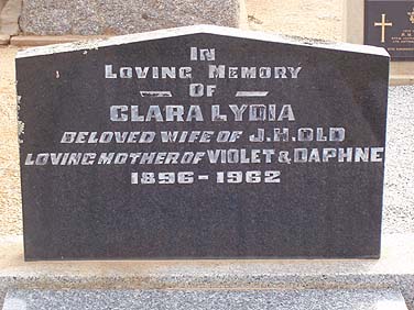 CLARA LYDIA OLD