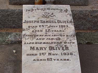 JOSEPH SAMUEL OLIVER