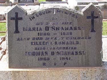 MARIA JOSEPHINE O'SHANASSY