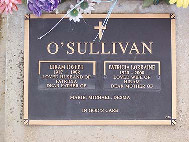 PATRICIA O'SULLIVAN