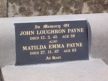 JOHN LOUGHRON PAYNE