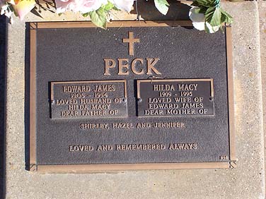 EDWARD JAMES PECK