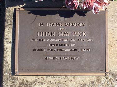 LILLIAN MAY PECK