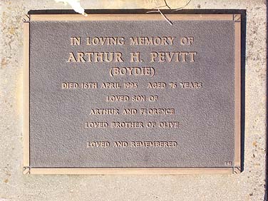 ARTHUR PEVITT