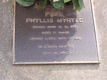 PHYLLIS MYRTLE PIKE