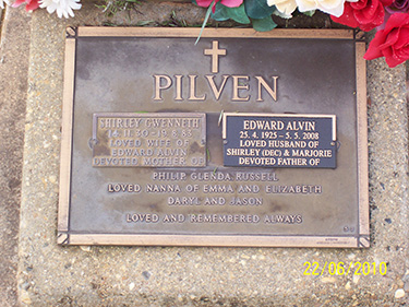 SHIRLEY GWENNETH PILVEN