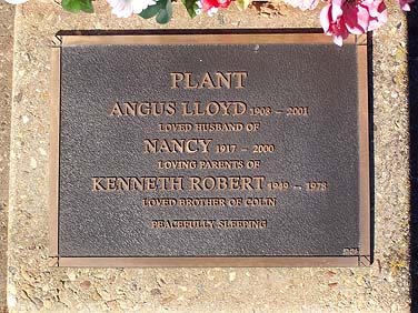 ANGUS LLOYD PLANT