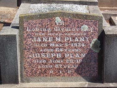 JANE MARGARET PLANT
