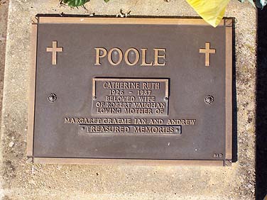 CATHERINE RUTH POOLE