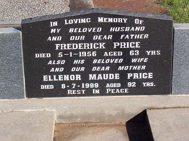 FREDERICK PRICE