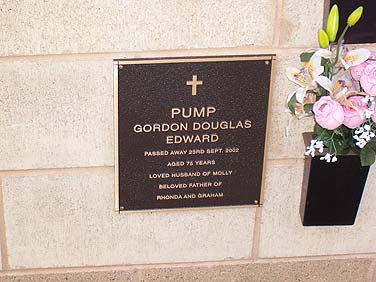 GORDON DOUGLAS EDWARD PUMP