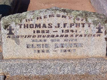 THOMAS JAMES FREDERICK PUTT