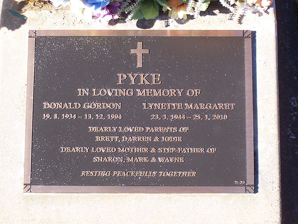 DONALD GORDON PYKE