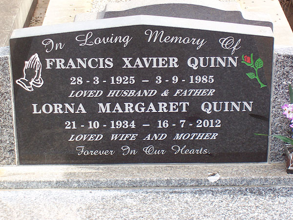 FRANCIS XAVIER QUINN