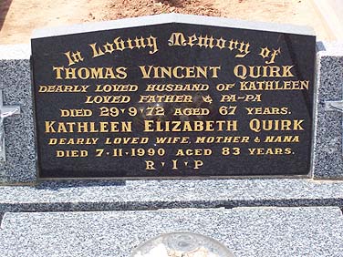 KATHLEEN ELIZABETH QUIRK