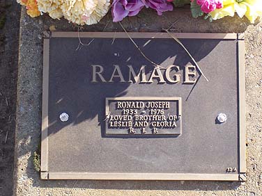 RONALD JOSEPH RAMAGE