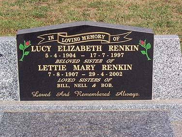 LETTIE MARY RENKIN