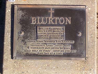 WALTER CAMPBELL BLURTON