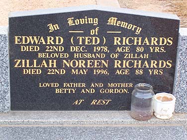 ZILLAH NOREEN RICHARDS