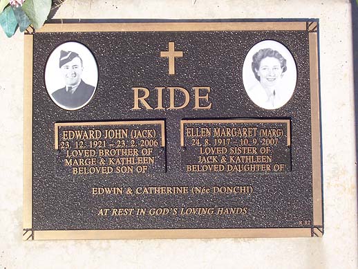 ELLEN MARGARET RIDE