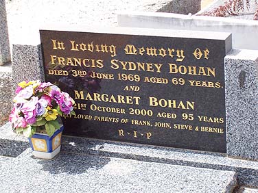 FRANCIS SYDNEY BOHAN