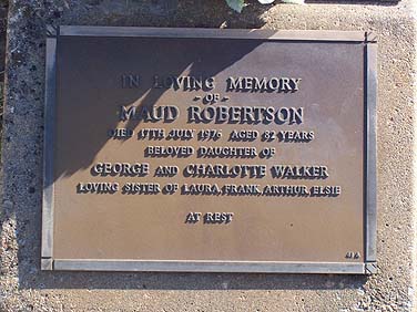 MAUD ROBERTSON