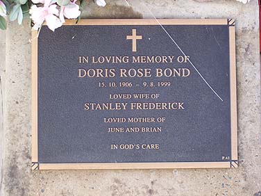 DORIS ROSE BOND