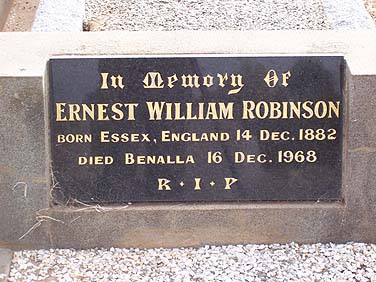 ERNEST WILLIAM ROBINSON