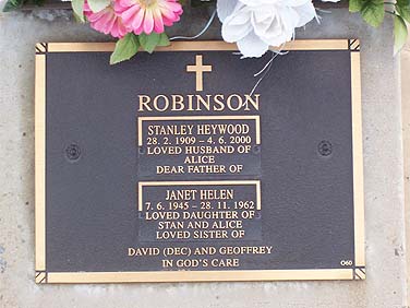 JANET HELEN ROBINSON