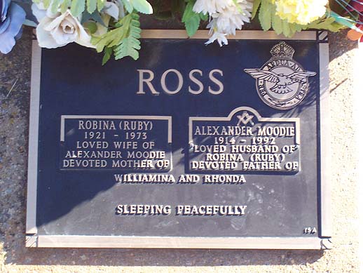 ROBINA ELIZABETH ROSS