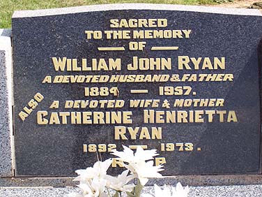 WILLIAM JOHN RYAN