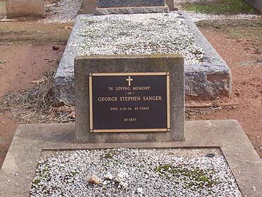 GEORGE STEPHEN SANGER