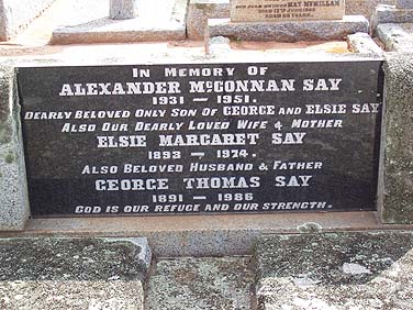 ELSIE MARGARET SAY