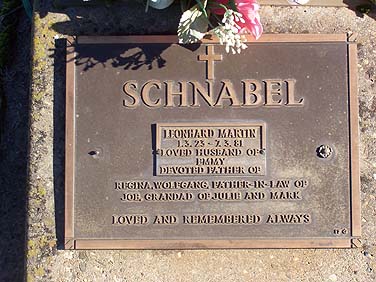 LEONHART MARTIN SCHNABEL