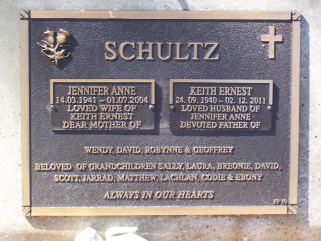 JENNIFER ANNE SCHULTZ
