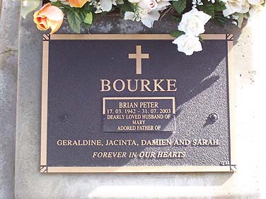 BRIAN PETER BOURKE