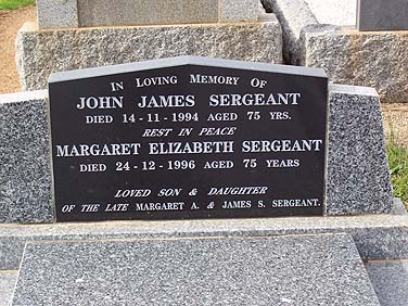 JOHN JAMES SERGEANT