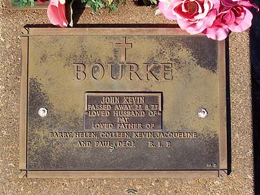 KEVIN JOHN BOURKE