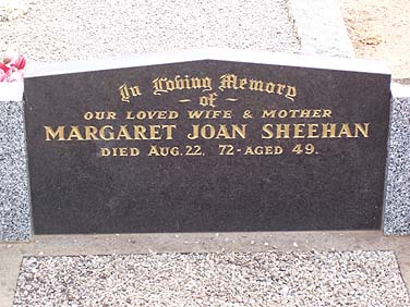 MARGARET JOAN SHEEHAN