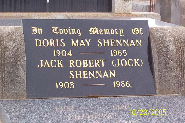 DORIS MAY SHENNAN