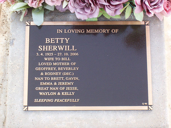 BETTY SHERWILL