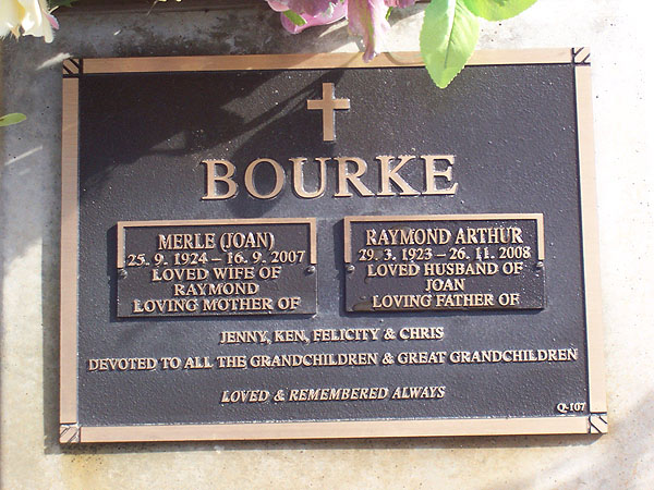 MERLE JOAN BOURKE